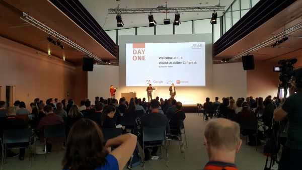 Begrüßung beim World Usability Congress in Graz