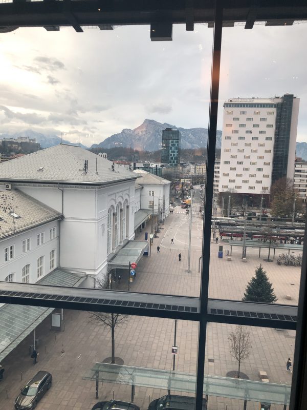Aussicht vom Hotel in Salzburg