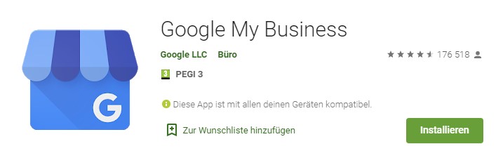 Google My Business App
