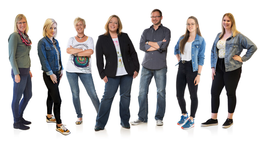 Das Team von crosseye Marketing.