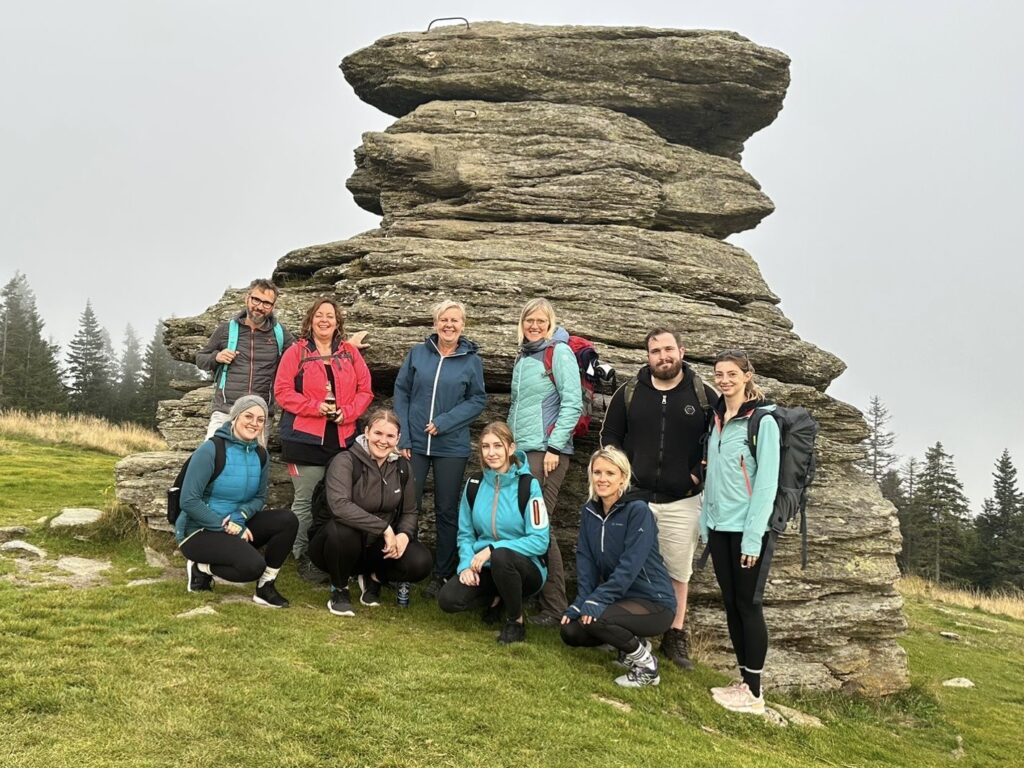 Gemeinsame Wanderung auf den Teufelstein Gemeinsame Wanderung auf den Teufelstein