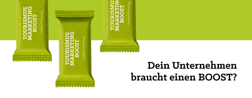 Riegel als Symbol für einen Marketing Boost von crosseye Marketing.