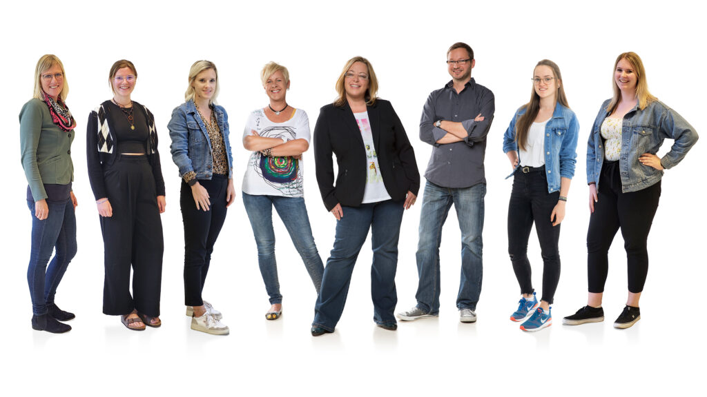 Das Team von crosseye Marketing.