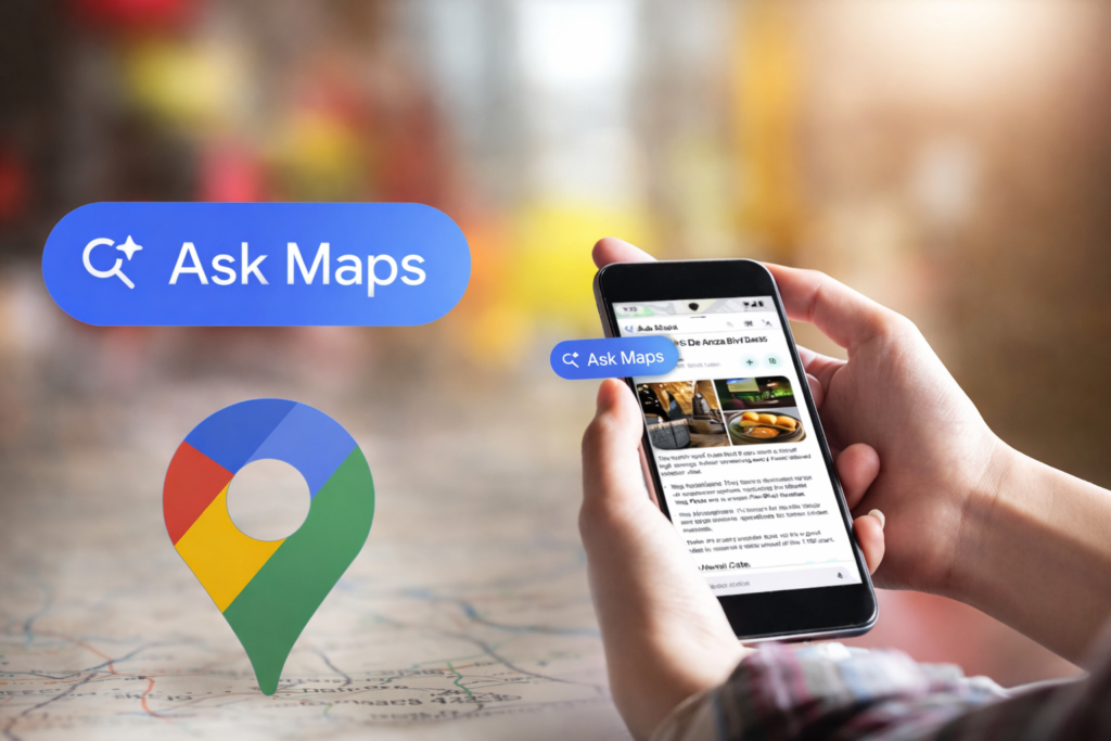 Ask Maps wird bald auch bei uns verfügbar sein. Ask Maps wird bald auch bei uns verfügbar sein.