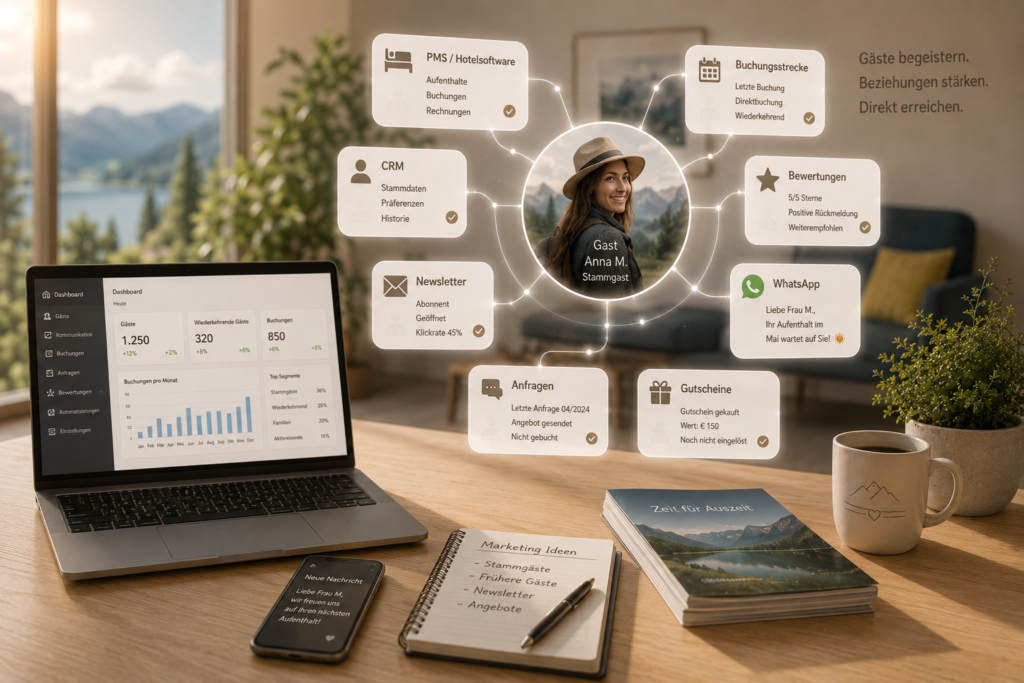 Moderne Arbeitsumgebung mit Gastprofil und Dashboard. Moderne Arbeitsumgebung mit Gastprofil und Dashboard.