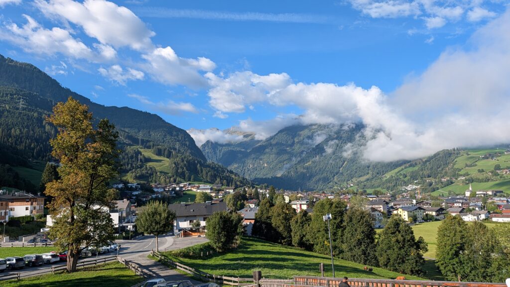 Ausblick von der Burg Kaprun.